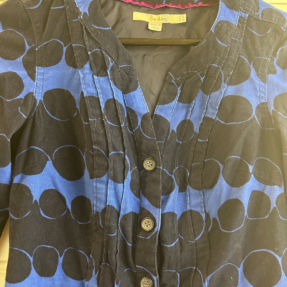 Boden Corduroy Shirt Dress - Picture 6 of 8